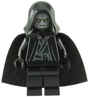 Emperor Palpatine - Light Bluish Gray Head, Black Hands
Komplett. Noen bruksmerker.