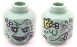 Minifigure, Head Alien with PotC Hadras Sunken Eyes, Teeth and Marine Growth Pattern
I god stand.