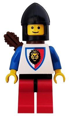 Royal Knights - Knight 1, Black Chin-Guard, with Quiver
Komplett i god stand.