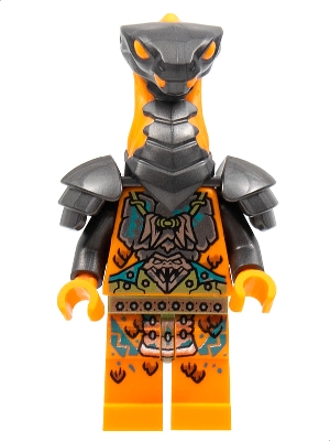 Boa Destructor - Breastplate Torso, Pearl Dark Gray Head, Shoulder Pads
Komplett i god stand. Med de store grå hendene.