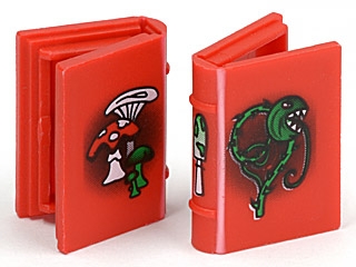 Minifigure, Utensil Book 2 x 3 with Mushrooms and Vine Pattern
I god stand.
