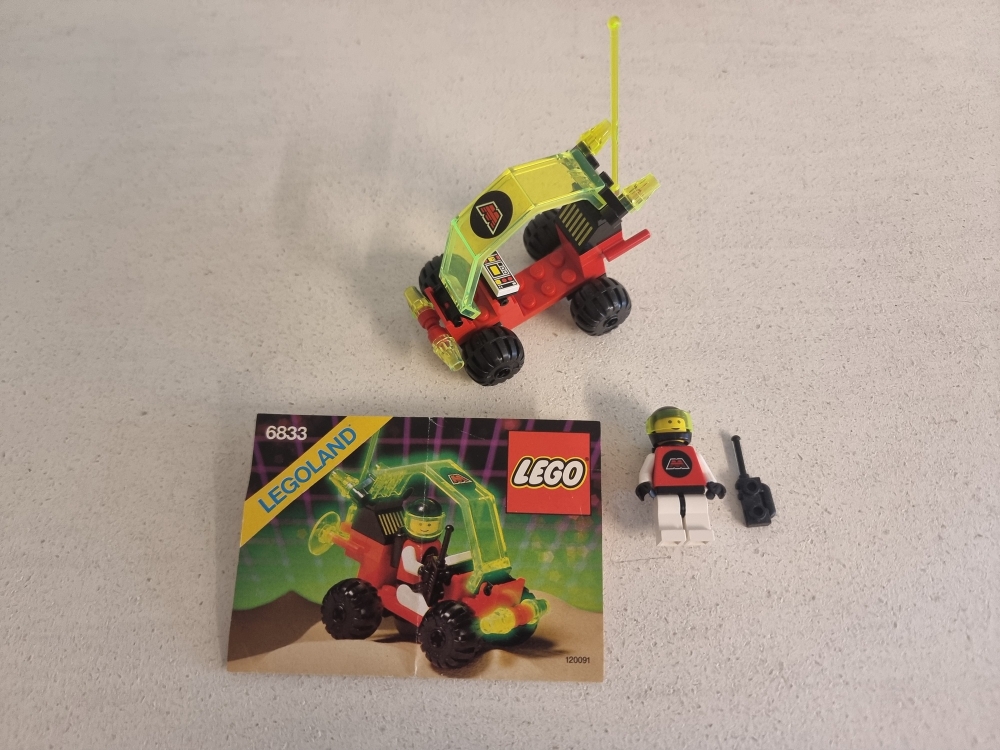 Sett 6833 fra Lego Space : M:Tron serien.
Meget pent. Bortimot Mint tilstand.
Komplett med manual.