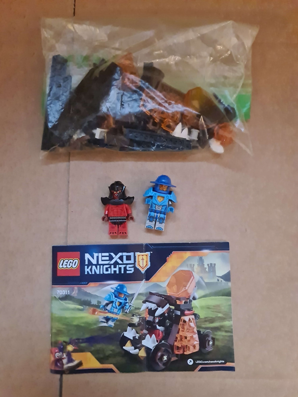 Sett 70311 fra Lego Nexo Knights serien. 

Meget pent. Komplett med manual. 