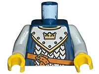 Torso Castle Fantasy Era Scale Mail, Crown on Collar Pattern / Light Bluish Gray Arms / Yellow Hands
I god stand.