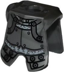 Minifigure Armor Breastplate with Leg Protection with Heroic Knight Pattern
I god stand.