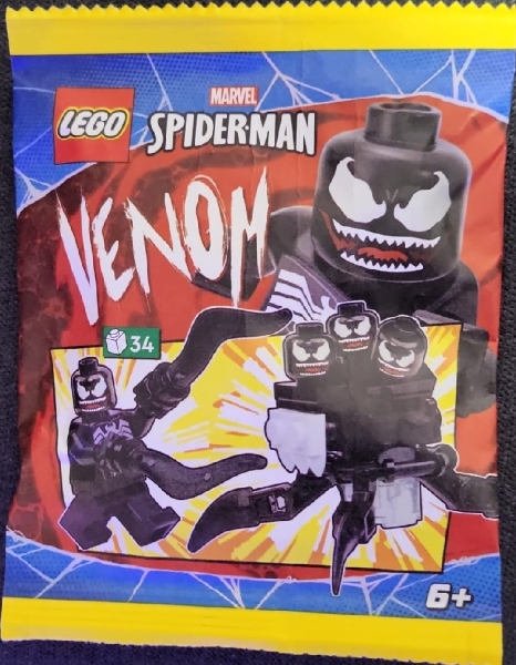 Venom with Symbiote Creature paper bag
Uåpnet.