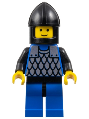 Scale Mail - Blue, Blue Legs with Black Hips, Black Chin-Guard
Komplett i god stand.