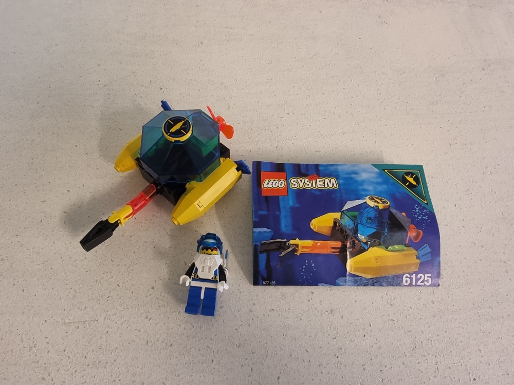 Sett 6125 fra Lego Aquazone : Aquanauts serien.
Meget pent.
Komplett med manual.