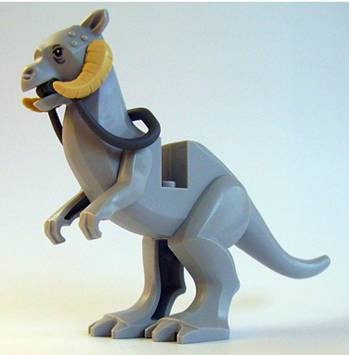 Tauntaun, Star Wars with Rigid Tail
Uten bridle.