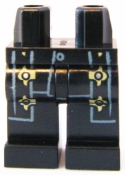 Hips and Legs with Gold Fleur-de-lis Buckles Pattern
I god stand.